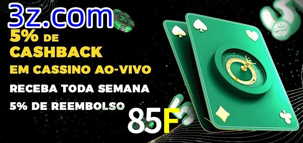 Promoções do cassino ao Vivo 85F
